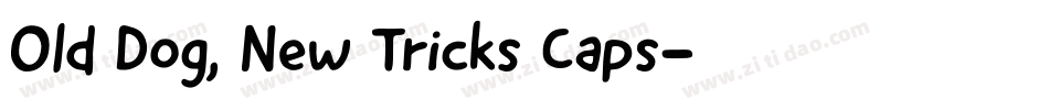 Old Dog, New Tricks Caps字体转换